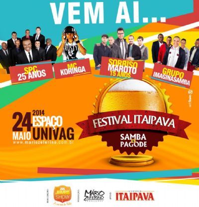 FESTIVAL ITAIPAVA: Samba e Pagode :: Coisas de Mato Grosso