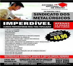 INSCRIES: Empresa abre novas inscries para cursos preparatrios por R$ 49,90 em Rondonpolis