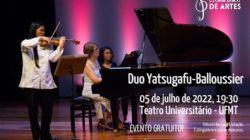 CULTURA: Duo Yatsugafu-Balloussier faz retorno no Teatro da UFMT