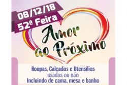 EM PORTO DOS GACHOS: Feira de Amor ao prximo acontecer sbado dia 08 de dezembro em Porto dos Gachos