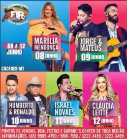 FIPe: Ingressos para shows nacionais do FIPe estaro  venda a partir de quinta