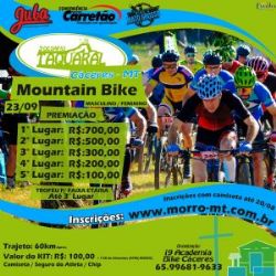 EM CCERES: 3 Desafio Taquaral de Mountain Bike ser dia 23
